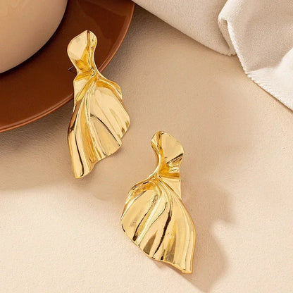 Metallic Fishtail Fashion Earrings