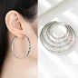 Women's Sterling Silver Hoops