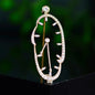 Clock Creative Clothing Brooch