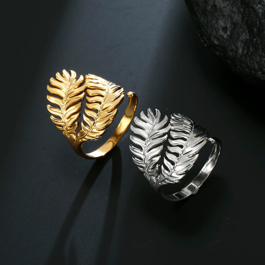 Vintage Feather Ring 