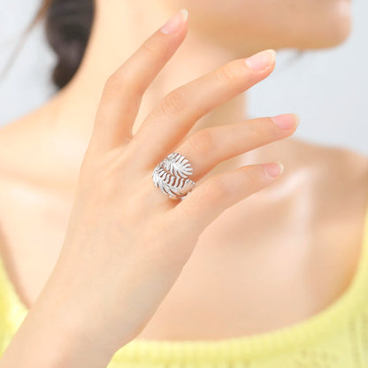 Vintage Feather Ring 