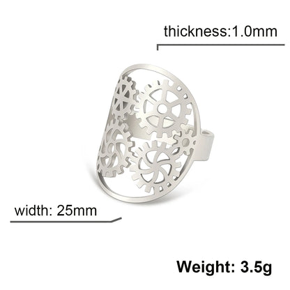 Stainless Steel Clock Ring