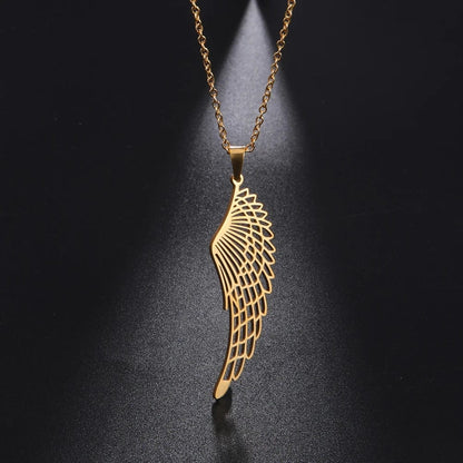 Gold Seraph Wing Choker Necklace