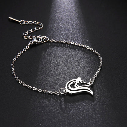 Fenrir Wolf Stainless Bracelet