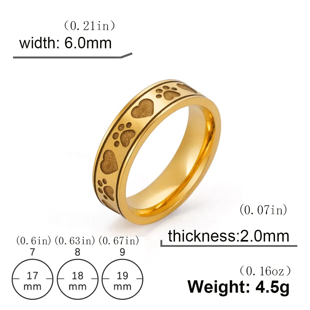 Women Matte Gold Color Rings 
