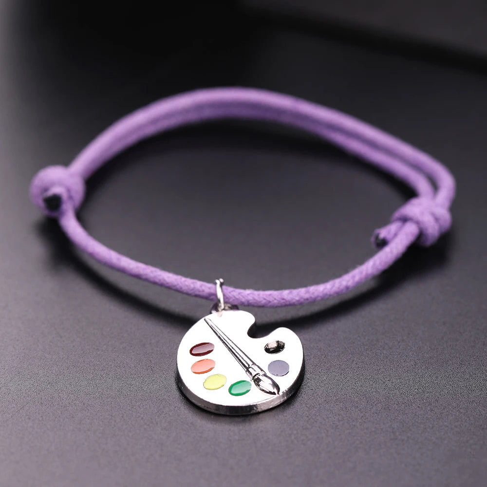 Colorful Wax Cord Skyrim Bracelet