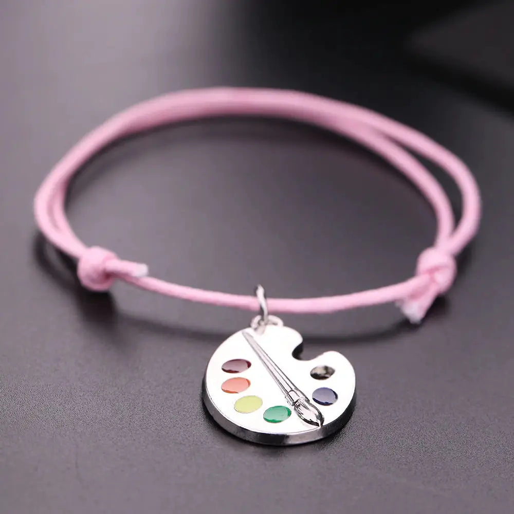 Colorful Wax Cord Skyrim Bracelet