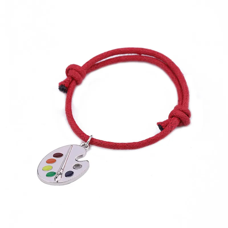 Colorful Wax Cord Skyrim Bracelet