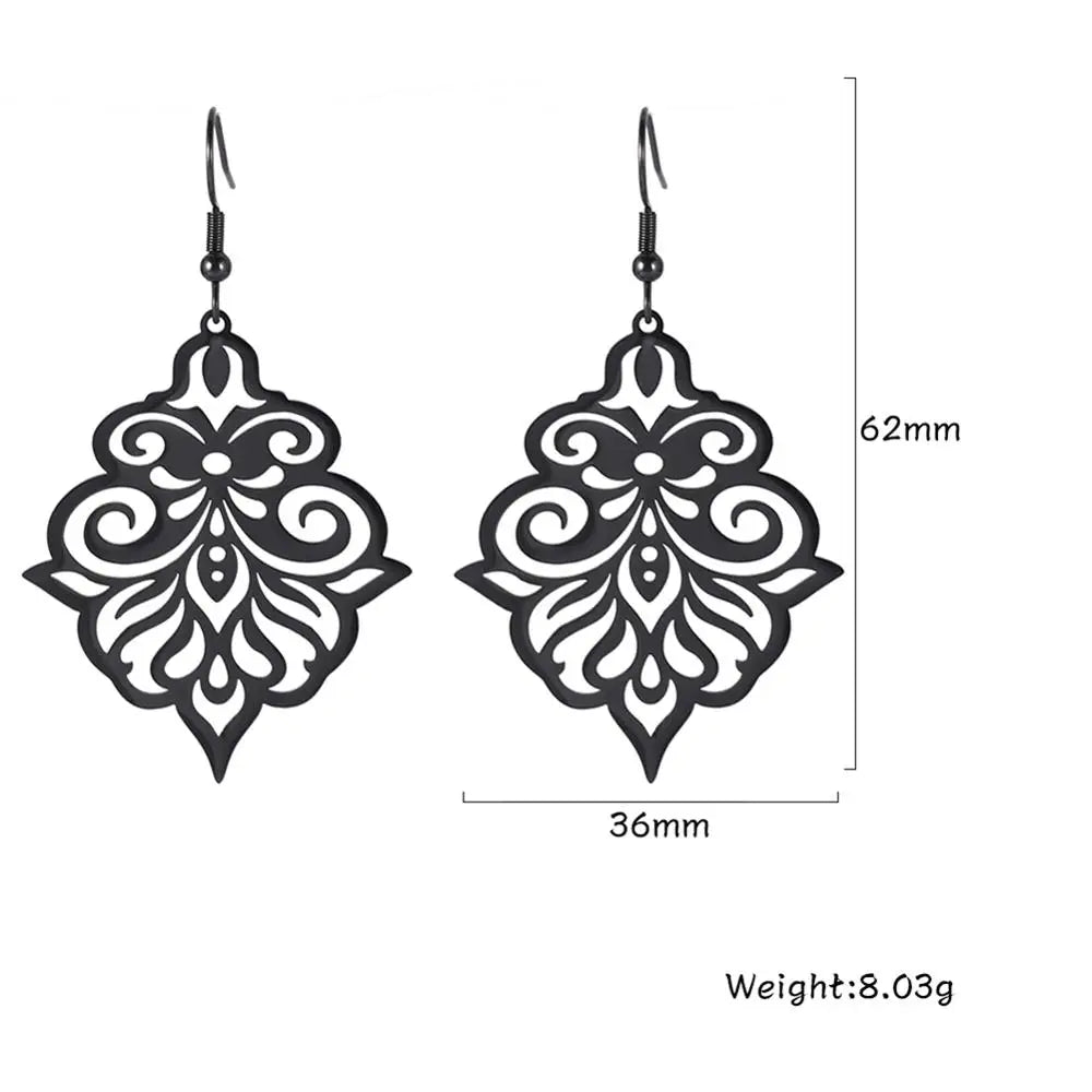 Elegant Filigree Statement Earrings