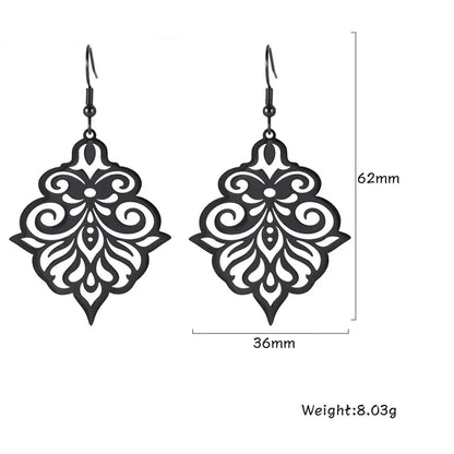 Elegant Filigree Statement Earrings