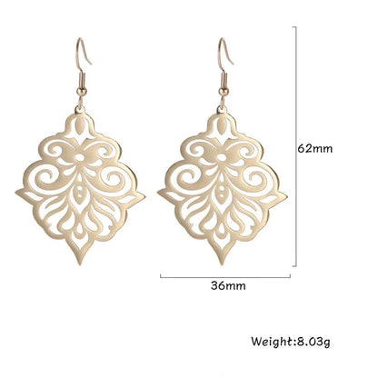 Elegant Filigree Statement Earrings