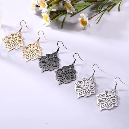 Elegant Filigree Statement Earrings