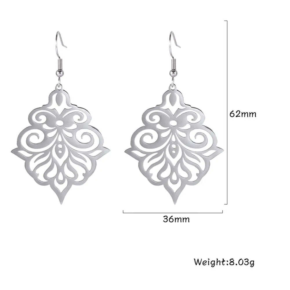 Elegant Filigree Statement Earrings