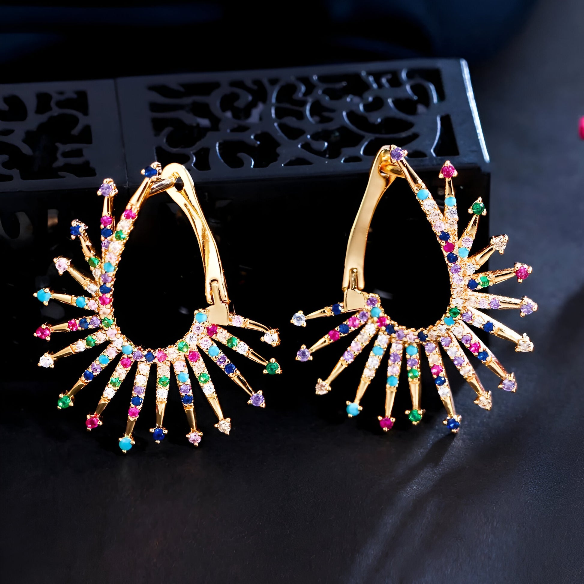 Unique Blossom Colorful Earrings - JR NEST