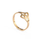 Triquetra Casual Gold Ring