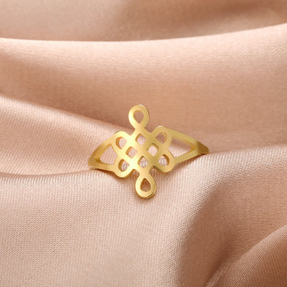 Knot Minimalist Ring