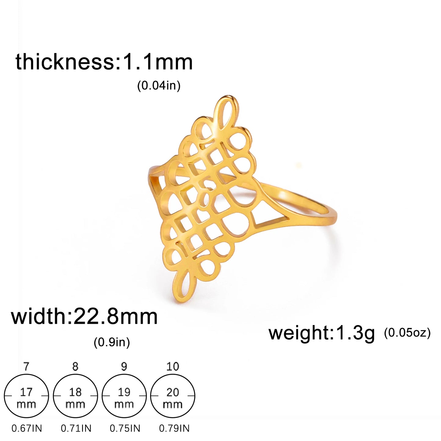 Knot Minimalist Ring