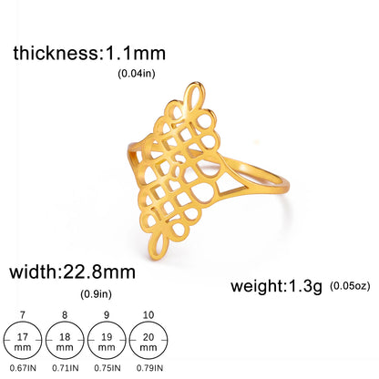 Knot Minimalist Ring