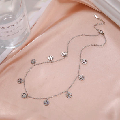 Round Charm Necklace