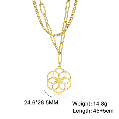 Flower of Life Amulet Jewelry