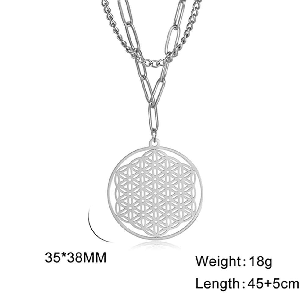 Flower of Life Amulet Jewelry