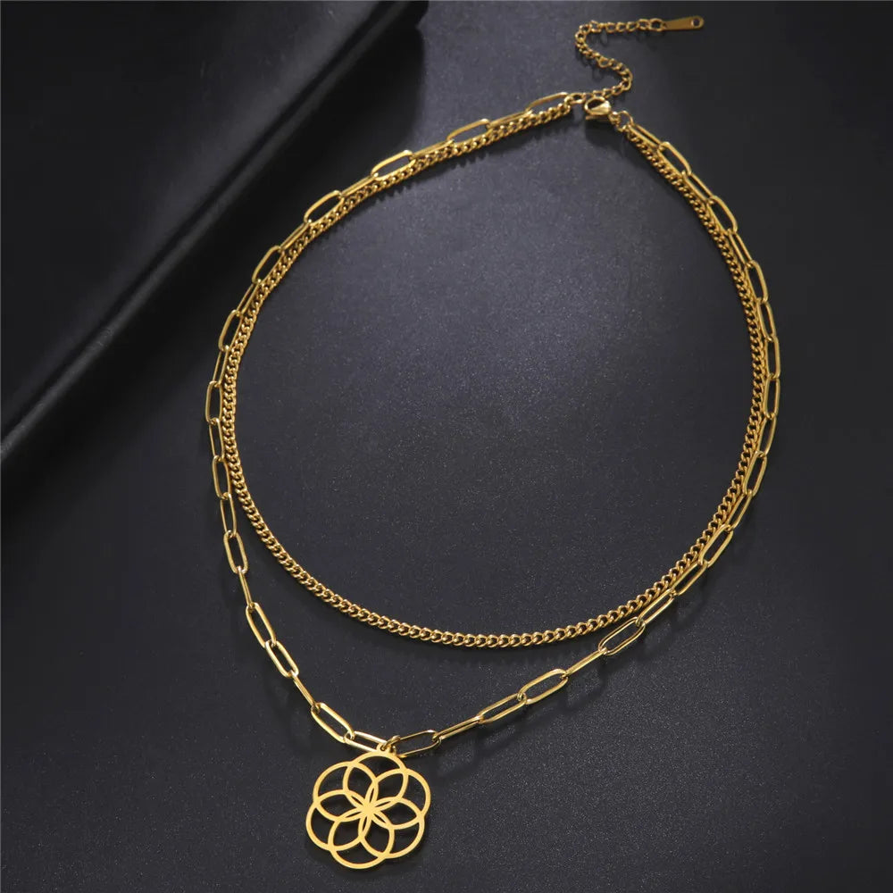 Flower of Life Amulet Jewelry