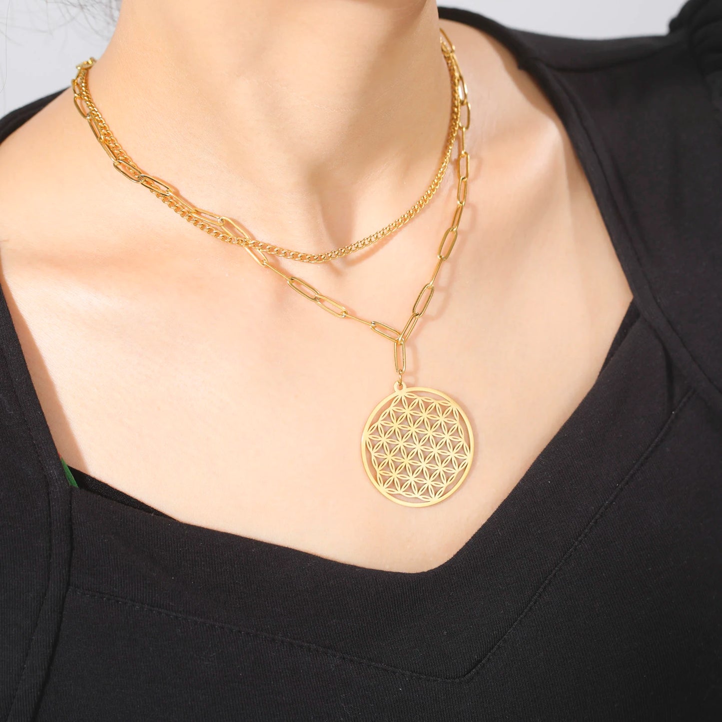 Flower of Life Amulet Jewelry