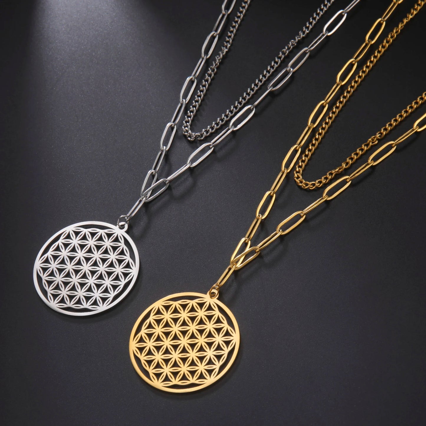 Flower of Life Amulet Jewelry