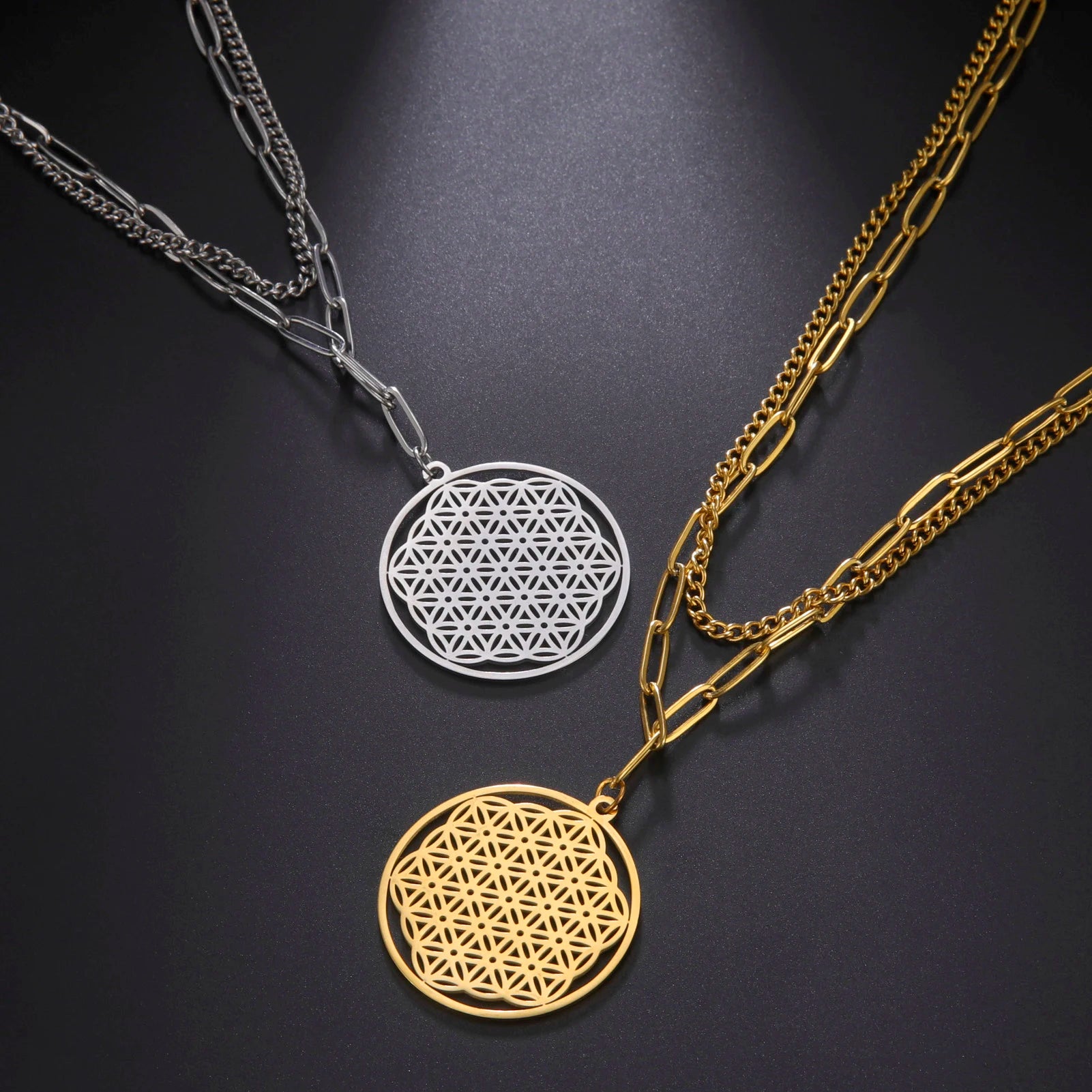 Flower of Life Amulet Jewelry