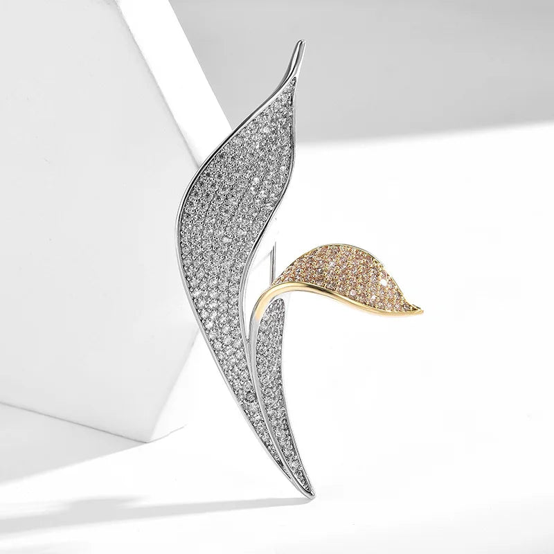 Luxury Leaf Brooch