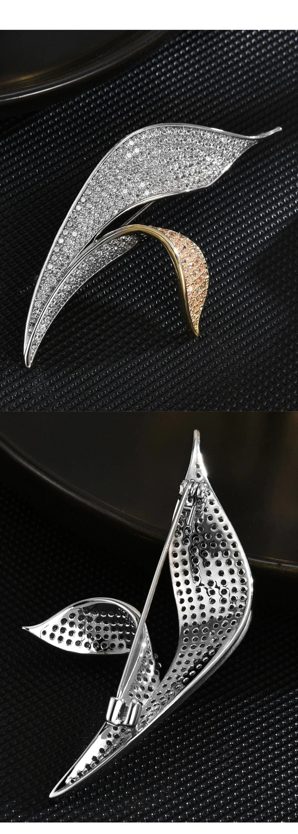 Luxury Leaf Brooch