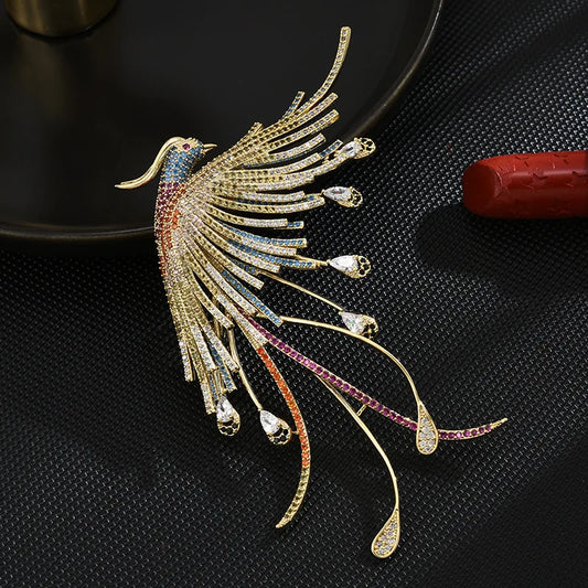 Phoenix Brooch Luxury Pin