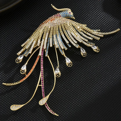 Phoenix Brooch Luxury Pin