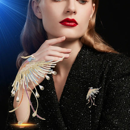 Phoenix Brooch Luxury Pin