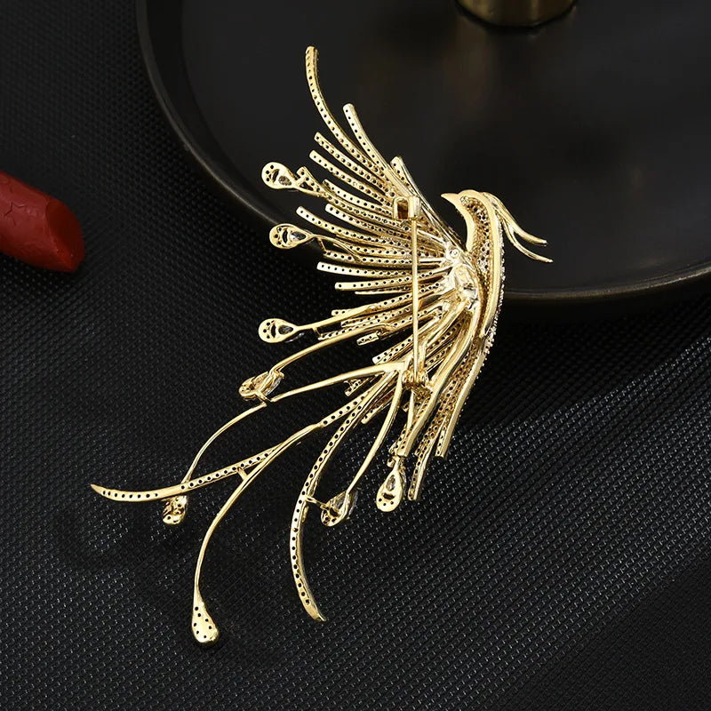 Phoenix Brooch Luxury Pin