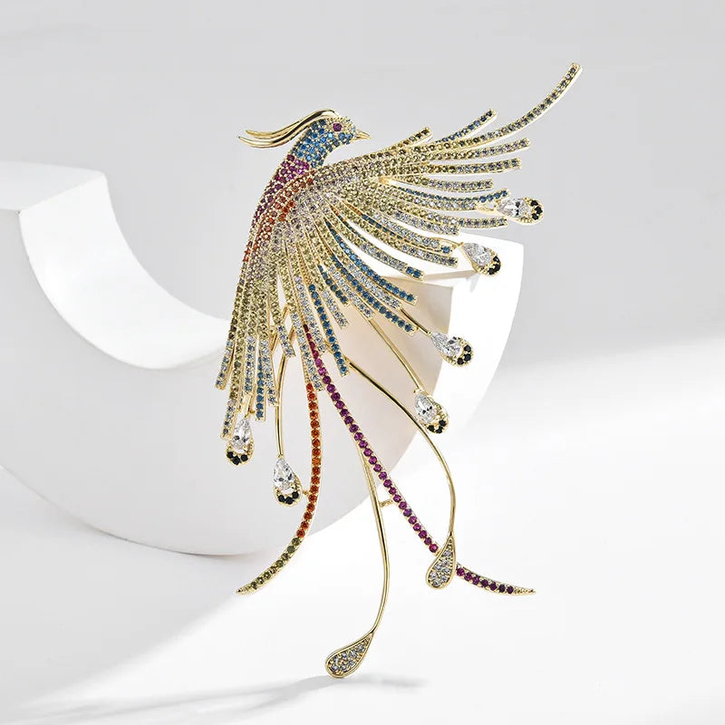 Phoenix Brooch Luxury Pin