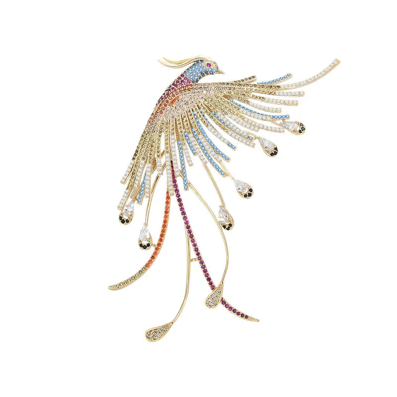 Phoenix Brooch Luxury Pin