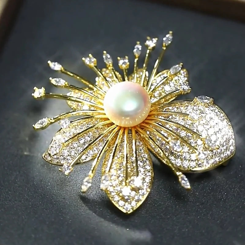 Luxury Sweet Flower Brooch