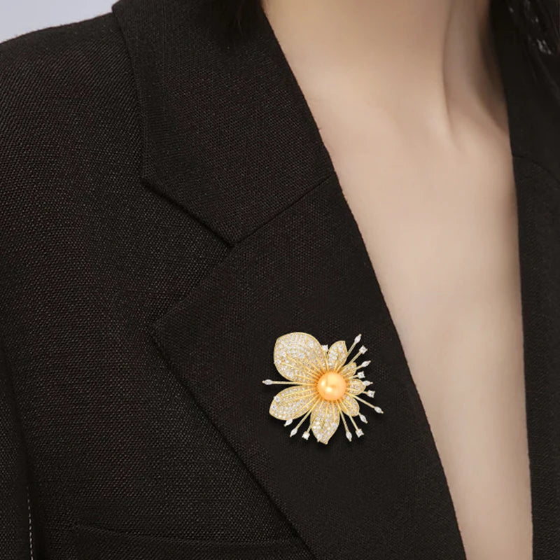 Luxury Sweet Flower Brooch