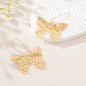 Women Exaggerated Brass Earring