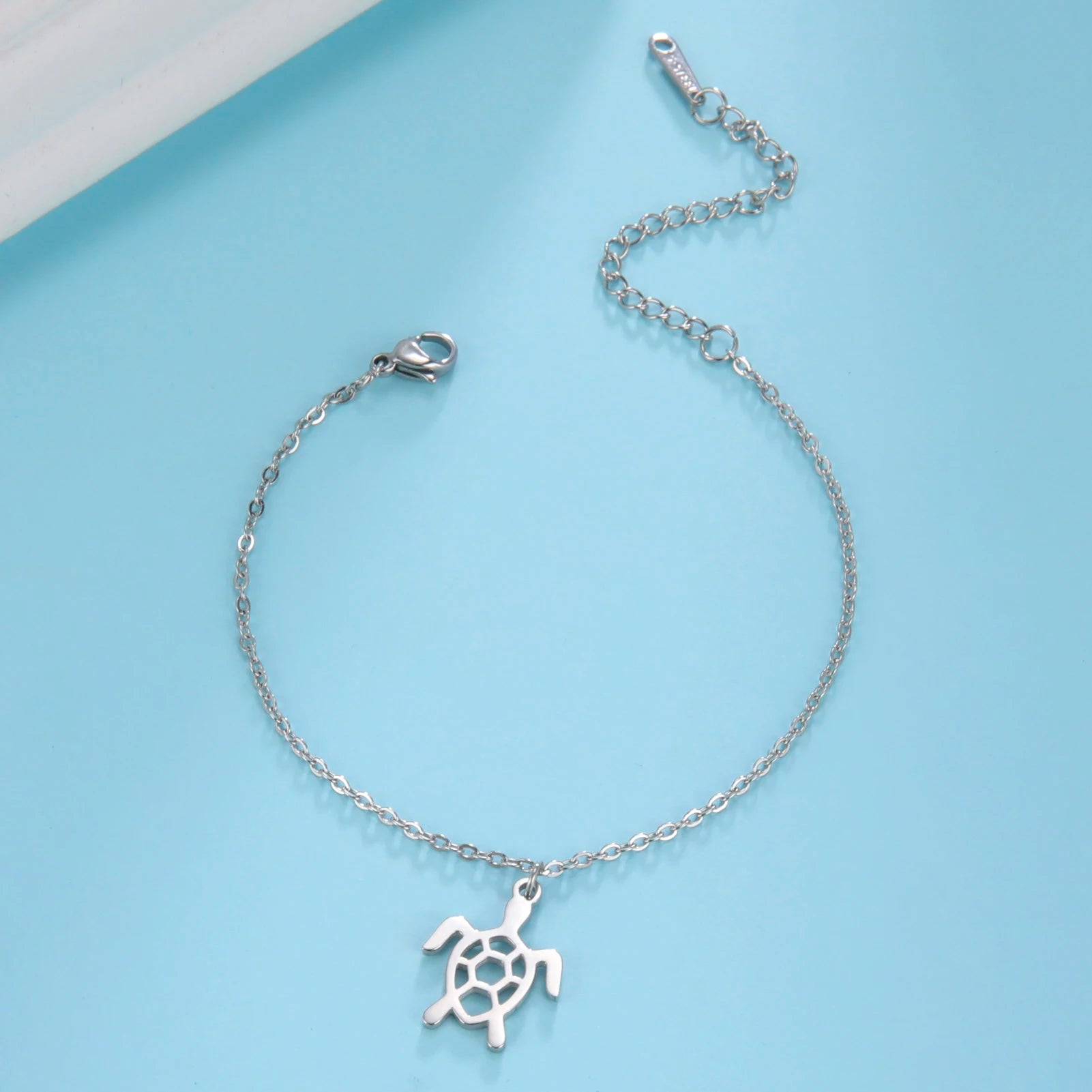 Stainless Steel Turtle Ankle Bracelet