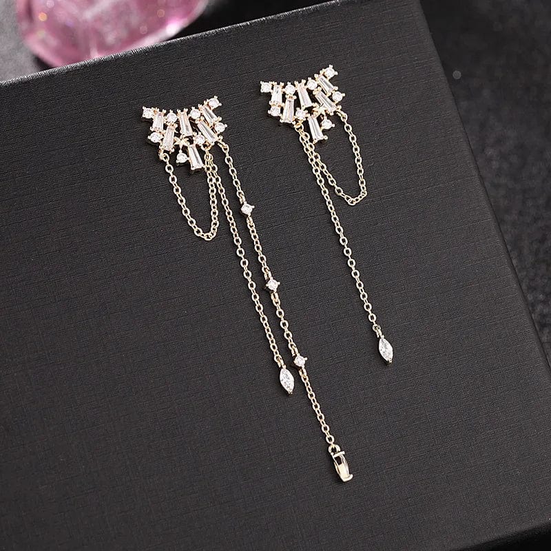 Tassel Long Style Earrings