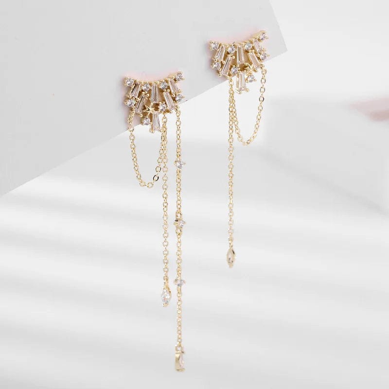 Tassel Long Style Earrings