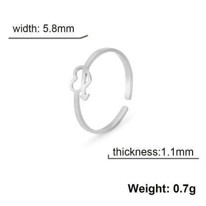 Stainless Steel Open Rings
