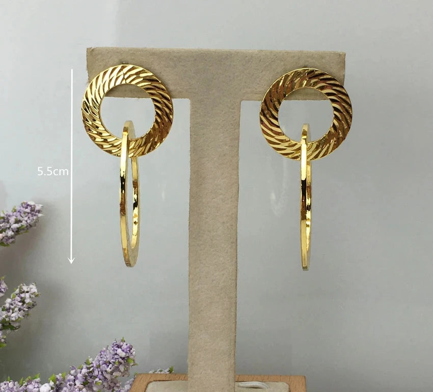 Luxury Gold Ladies Earrings