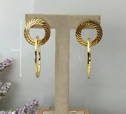 Luxury Gold Ladies Earrings