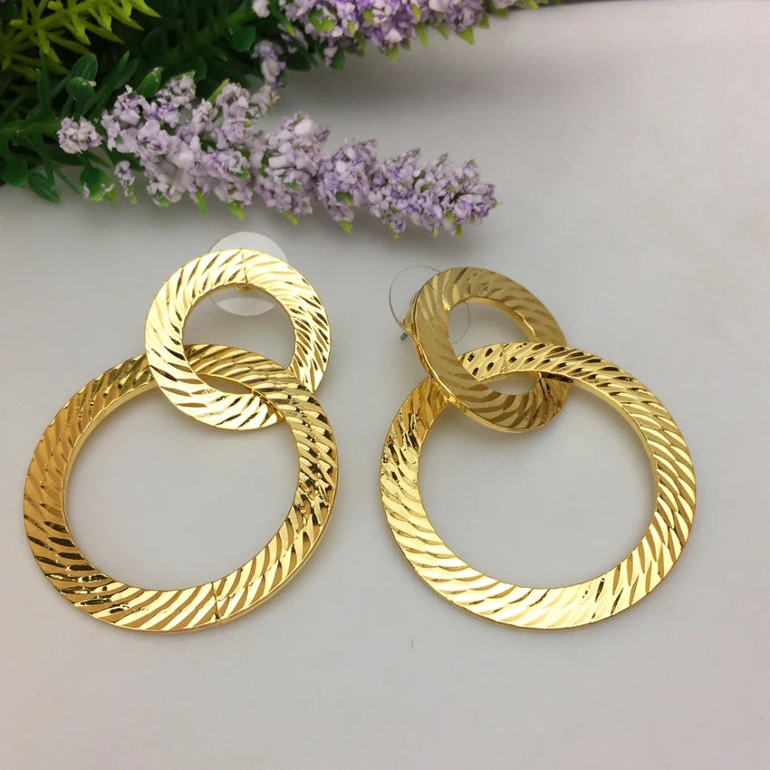 Luxury Gold Ladies Earrings