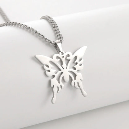 Butterfly Pendant Necklace 