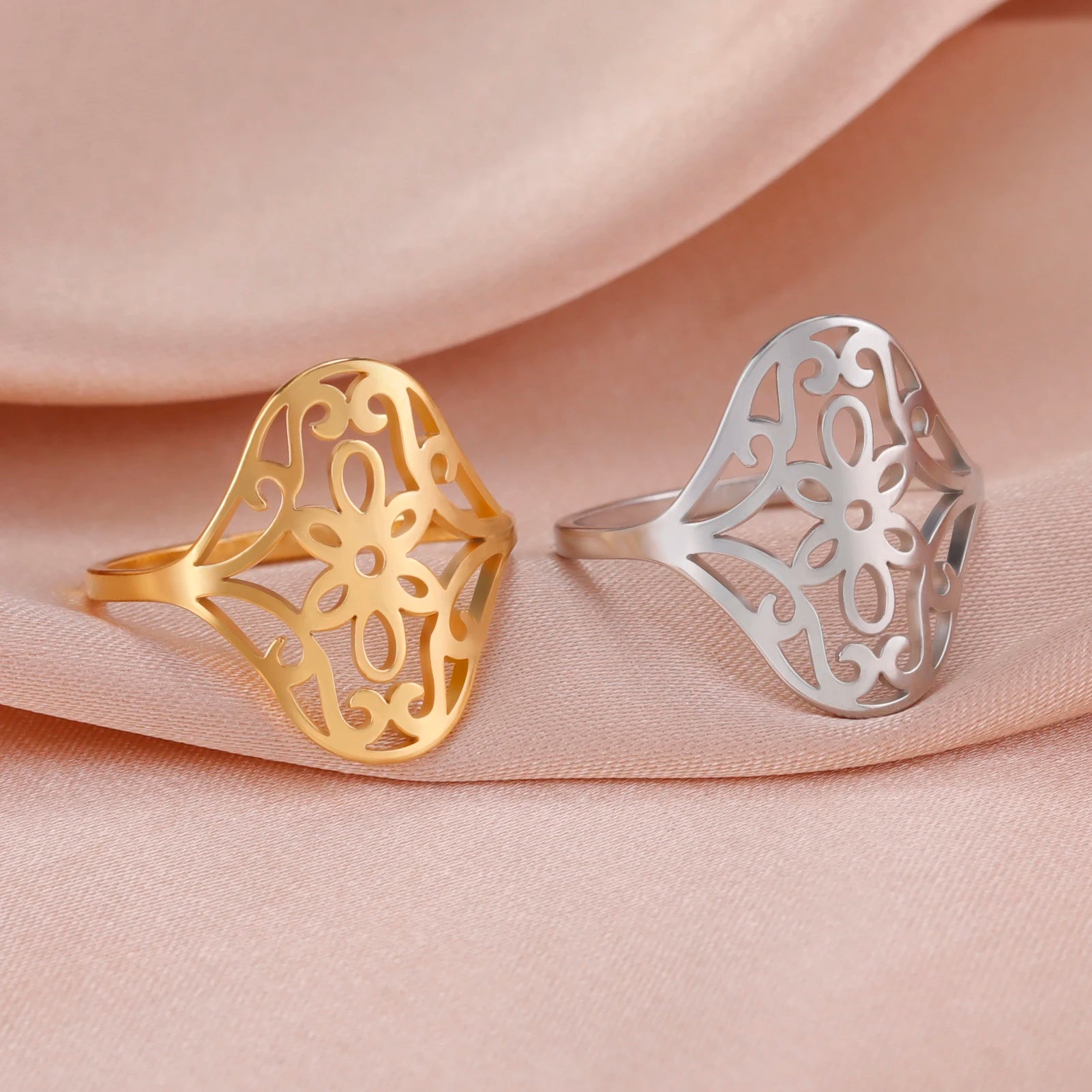 Filigree Flower Ring