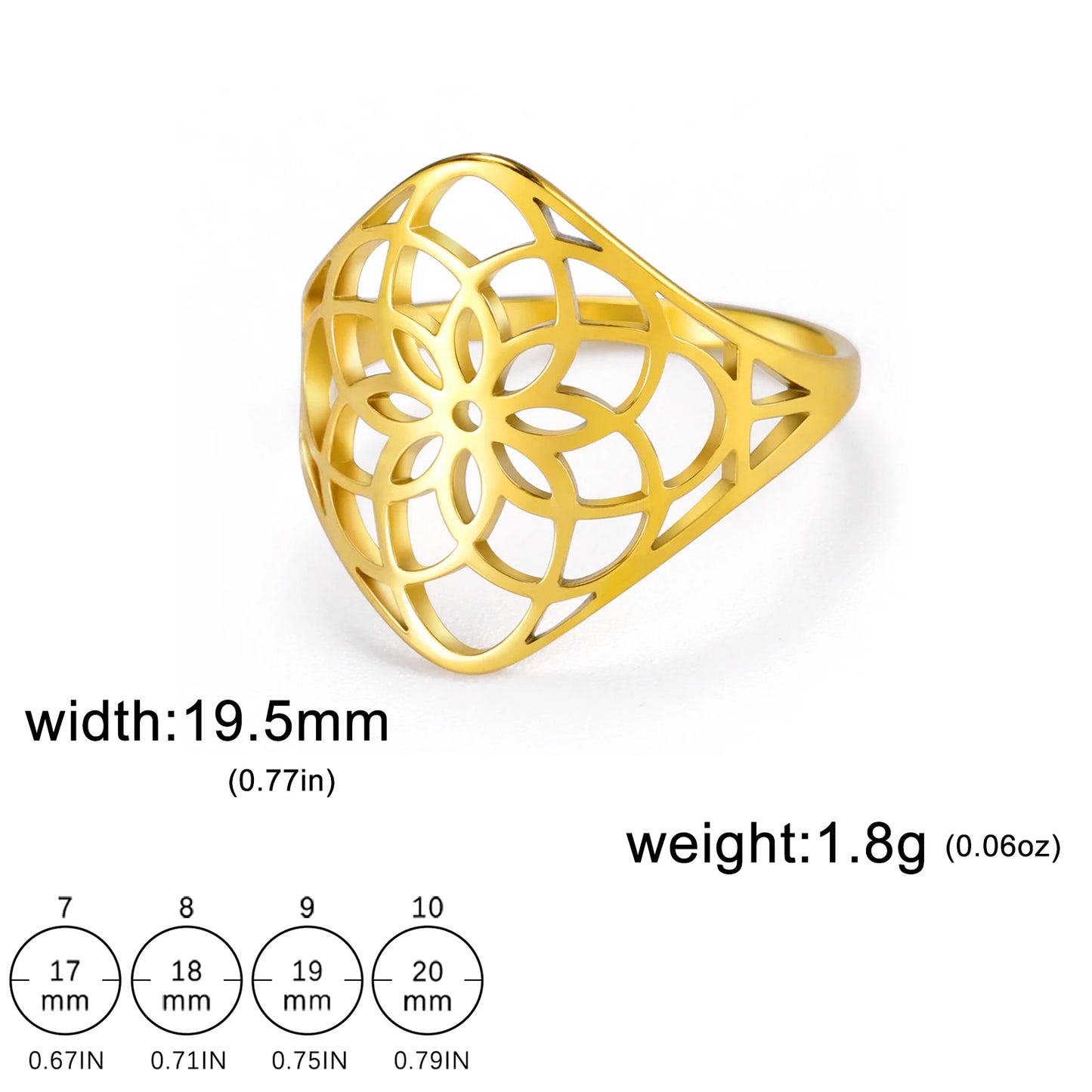 Filigree Flower Ring